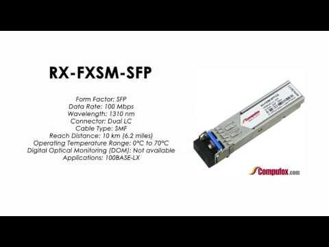 RX-FXSM-SFP  | Juniper Compatible 100Base-FX SFP 1310nm 10km SMF
