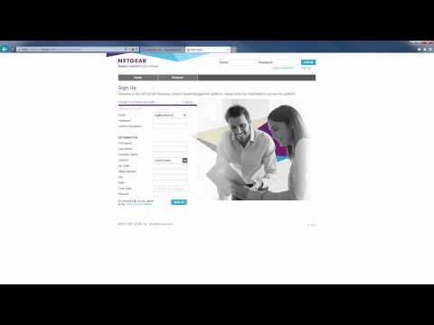 NETGEAR Business Central Wireless Manager Signing Up Without A MyNETGEAR Account