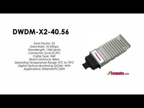 DWDM-X2-40.56   |  Cisco Compatible 10GBASE-DWDM X2 1540.56nm 80km