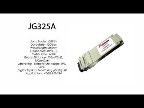 JG325A  |  HP Compatible 40GBase-SR4 QSFP+ 850nm 100m/OM3 150m/OM4