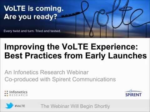 Spirent: Improving The VoLTE Experience
