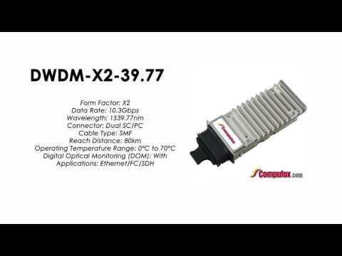 DWDM-X2-39.77  |  Cisco Compatible 10GBASE-DWDM X2 1539.77nm 80km