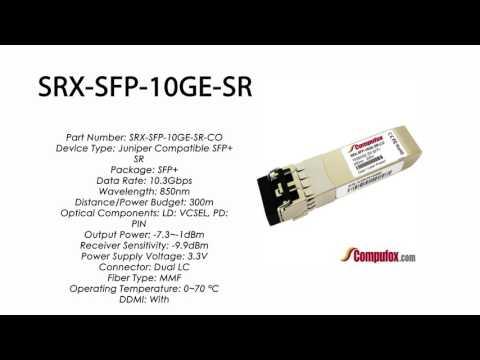 SRX-SFP-10GE-SR  | Juniper Compatible 10GBASE-SR SFP+ 850nm 300m MMF