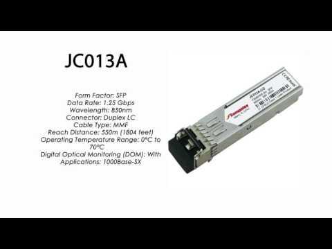 JC013A  |  HP Compatible 2-Pack 1000Base-SX 850nm 550m SFP