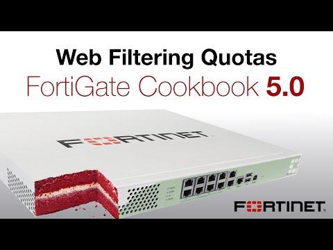 FortiGate Cookbook - Web Filtering Quotas (5.0)