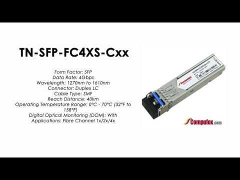 TN-SFP-FC4XS-Cxx  |  Transition Compatible 4Gbps CWDM FC SFP SMF 40km