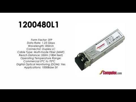 1200480L1  |  Adtran Compatible 1000Base-SX 850nm 550m SFP