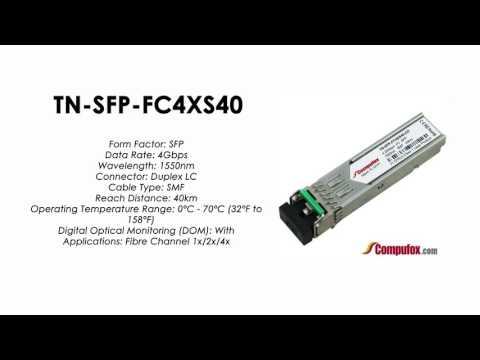 TN-SFP-FC4XS40  |  Transition Compatible 4Gbps FC SFP 1550nm SMF 40km