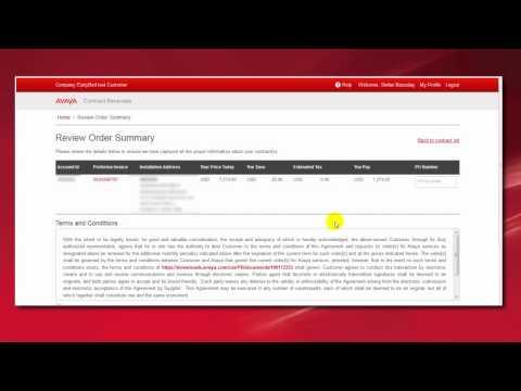 Avaya Renewals Portal - Locate And View Pro Forma Invoice