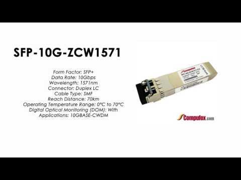 SFP-10G-ZCW1571  |  Huawei Compatible SFP+ 10GBASE-CWDM SMF 1571nm 70km