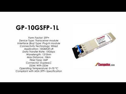 GP-10GSFP-1L | Force10 Compatible SFP+ 10GBASE-LR 1310nm SMF 10km