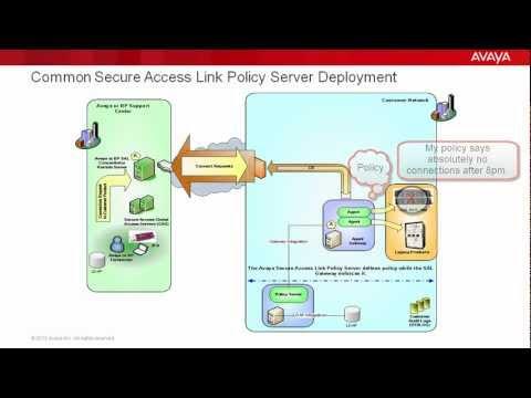 Avaya Secure Access Link Policy Server And Device Access Control