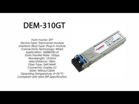 DEM-310GT  |  D-Link Compatible 1000Base-LX SFP 1310nm 10km