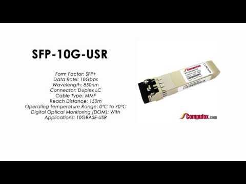 SFP-10G-USR  |  Huawei Compatible SFP+ 10GBASE-USR 850nm 0.1km