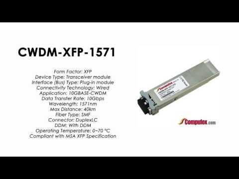 CWDM-XFP-1571  |  Cisco Compatible 10GBase-CWDM XFP 1571nm 40km