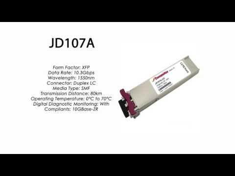 JD107A  |  HP Compatible 10GBase-ZR XFP 1550nm 80km