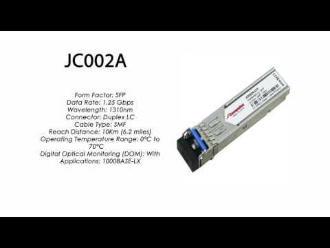 JC002A  |  HP Compatible 4-Pack 1000Base-LX 10km 1310nm SFP