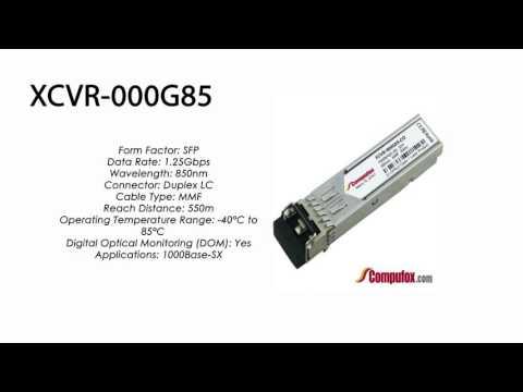 XCVR-000G85  |  Ciena Compatible 1G SFP MMF 850nm 550m