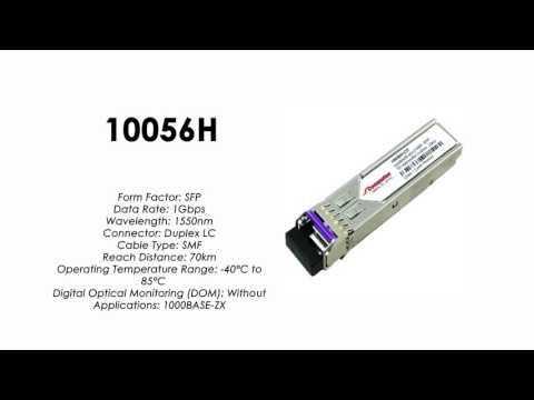 10056H  |  Extreme Networks Compatible 1000BASE-BXD SFP Tx1490nm/Rx1310nm 10km Industrial