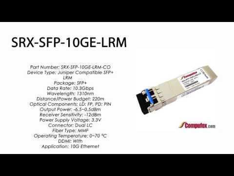SRX-SFP-10GE-LRM  | Juniper Compatible 10GBASE-LRM SFP+ 1310nm 220m MMF