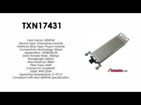 TXN17431  |  Intel Compatible 10GBase-SR 850nm 300m XENPAK