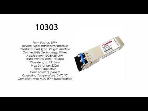 10303  |  Extreme Networks Compatible 10GBASE-LRM SFP+ 1310nm 220m MMF