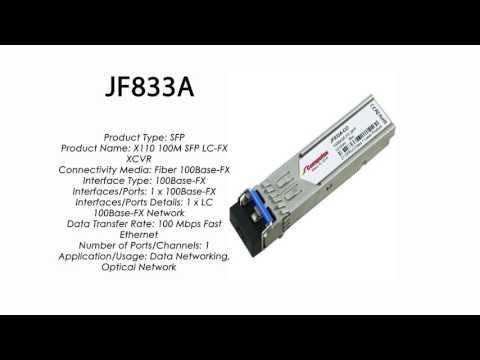 JF833A  |  HP Compatible 100Base-FX SFP 1310nm 2km