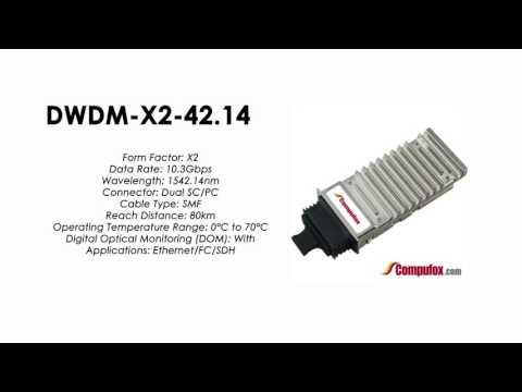 DWDM-X2-42.14  |  Cisco Compatible 10GBASE-DWDM X2 1542.14nm 80km