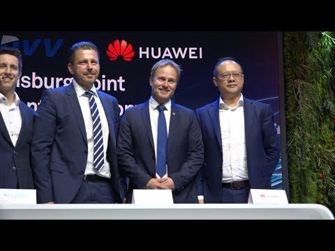 Smart City Of Duisburg Chooses Huawei - Announcement At CeBIT 2018