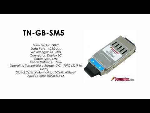 TN-GB-SM5  |  Transition Compatible 1000BASE-LX GBIC 1310nm SMF 10km