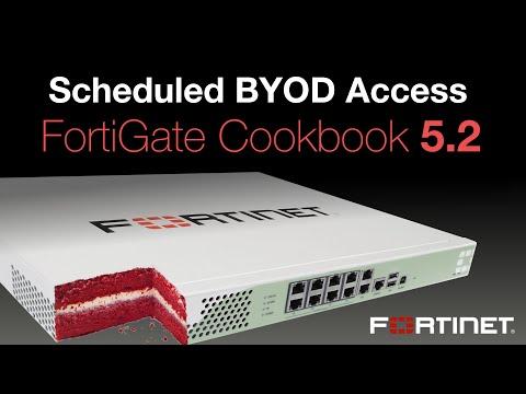 FortiGate Cookbook - Scheduled BYOD Access (5.2)