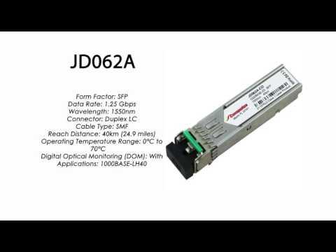 JD062A  |  HP Compatible 1000Base-LH SFP 40km 1550nm
