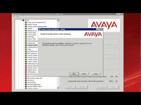 How To Install Avaya Contact Center Database In CIE 1.1.5