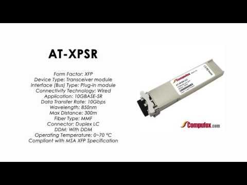 AT-XPSR  |   Allied Telesis Compatible 10Gbps 300m 850nm XFP