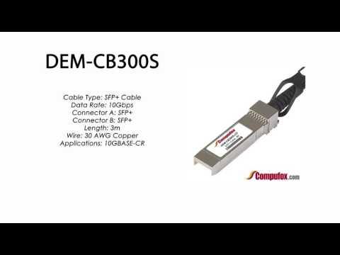 DEM-CB300S  |  D-Link Compatible SFP+ Direct Attach Stacking Cable 3M