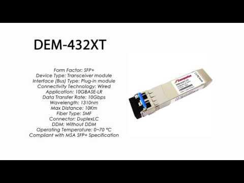DEM-432XT  |  D-Link Compatible 10GBASE-LR SFP+ 1310nm 10km