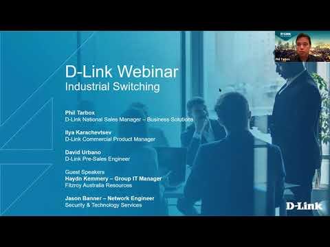Webinar: D-Link Industrial Switch Range - October, 2020
