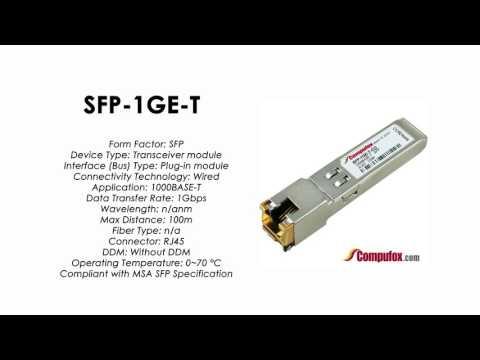 SFP-1GE-T  |  Juniper Compatible SFP 1000BASE-T RJ45 100m