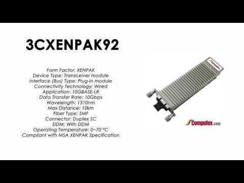 3CXENPAK92  |  3Com Compatible 10GBASE-LR 1310nm 10km XENPAK
