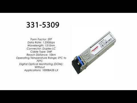 331-5309  |  Dell Compatible 1000Base-LX SFP 1310nm 10km
