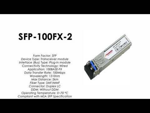 SFP-100FX-2  | ZyXEL Compatible 100Base-FX SFP 1310nm MMF 2km