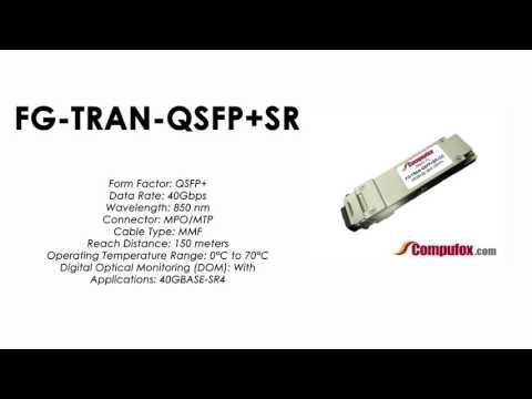 FG-TRAN-QSFP+SR  |  Fortinet 40Gbps 850nm 150m QSFP+