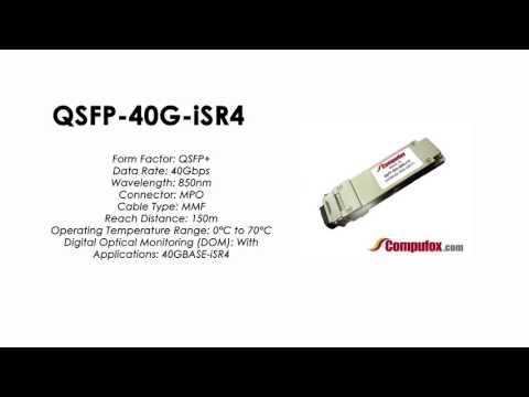 QSFP-40G-iSR4  |  Huawei Compatible QSFP+ 40GBASE-ISR4 850nm 150m