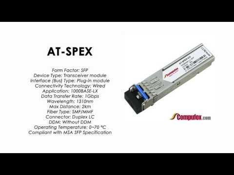 AT-SPEX  |  Allied Telesis Compatible 1000Mbps 2km, 1310nm SFP