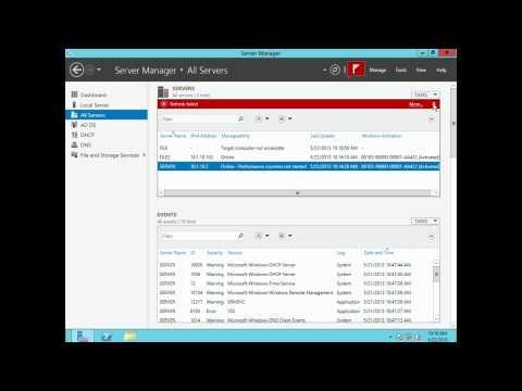Using Server Manager In Windows Server 2012 To Administer Remote Servers