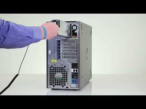 Dell EMC PowerEdge T440: Remove/Install Hot Swap Power Supplies
