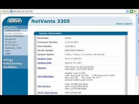 Configuring A Port Forward On An ADTRAN NetVanta