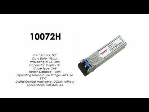 10072H |  Extreme Networks Compatible 1000BASE-LX 1310nm 10km Industiral (10-Pack)