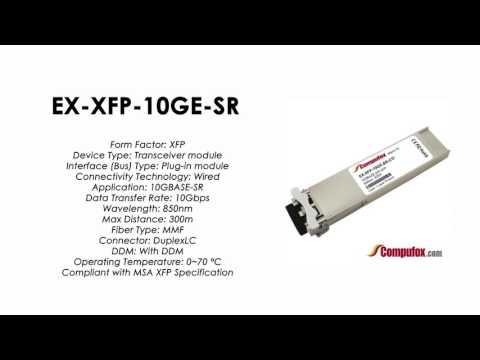 EX-XFP-10GE-SR  |  Juniper Compatible 10GBASE-SR XFP 850nm 300m MMF