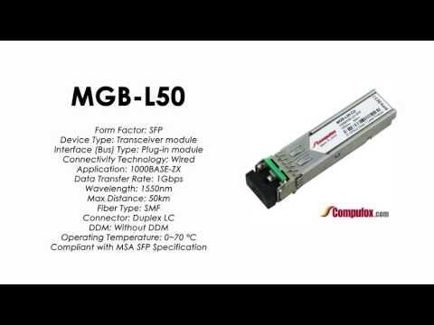 MGB-L50  |  Planet Compatible 1000Base-LX 1550nm 50km SFP
